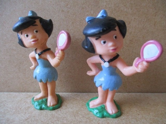 adv10681 flintstones betty poppetje 1, Ophalen, Overige figuren, Gebruikt, Beeldje of Figuurtje