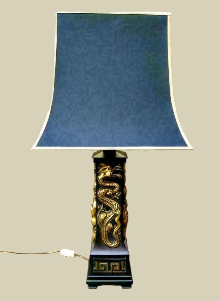 Zeldzame grote Asiatisch Regency pagode lampen, Ophalen, Zo goed als nieuw