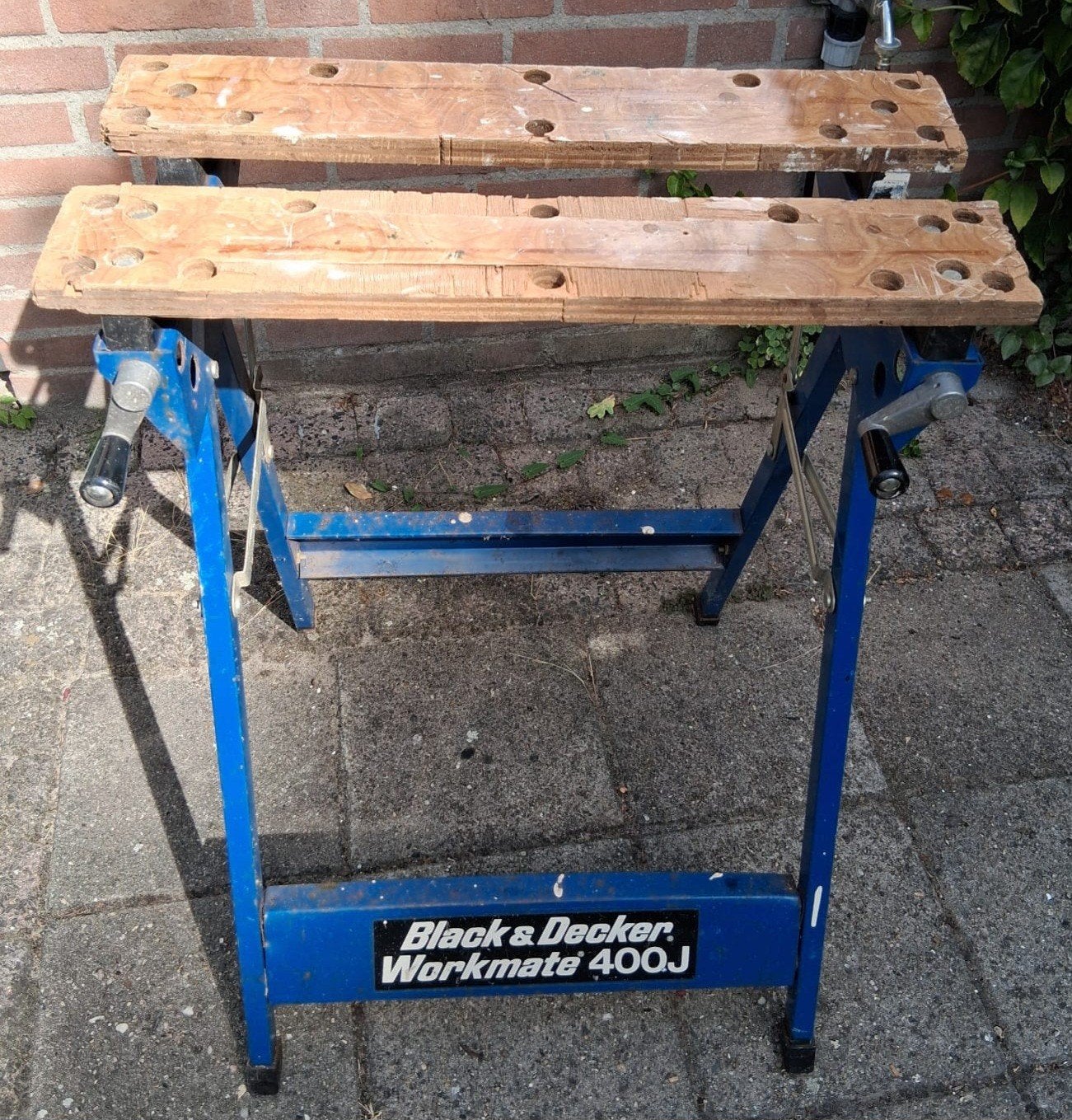 Black & Decker Workmate 400J Werkbank - Gebruikt, Doe-het-zelf en Verbouw, Werkbanken, Ophalen, Gebruikt, 70 tot 120 cm, Inklapbaar
