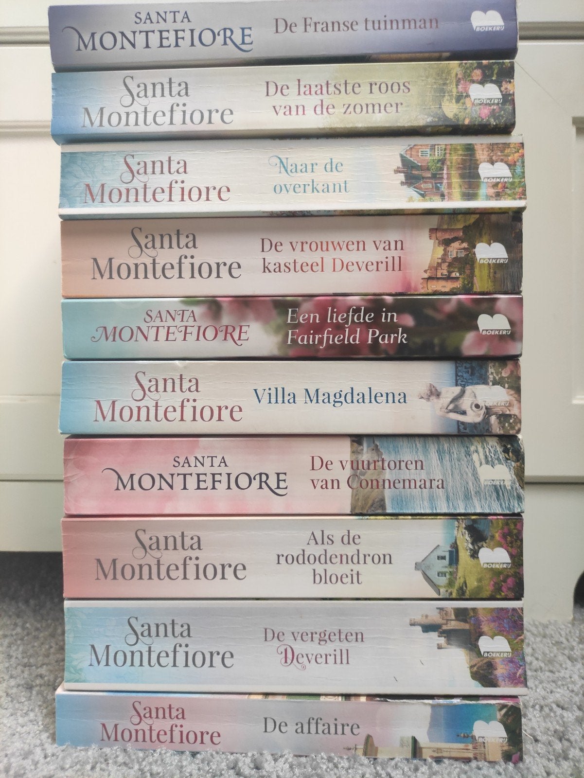 10 boeken Santa Montefiore, Ophalen of Verzenden, Zo goed als nieuw