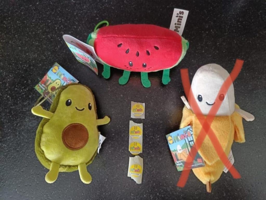 Lidl Mini's Willy watermeloen Avi avocado, Lidl, Overige karakters, Overige typen, Nieuw