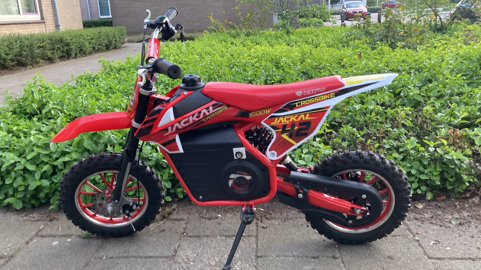 Elektrische Crossmotor 1000W 36V nette staat, Ophalen, Gebruikt, Overige merken