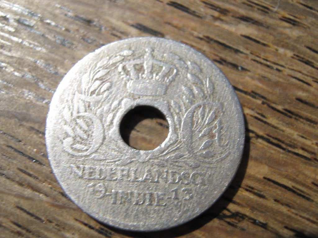 Nederlands Indie 5 Cents 1913 #32, Postzegels en Munten, Munten | Azië, Ophalen of Verzenden, Zuidoost-Azië, Losse munt