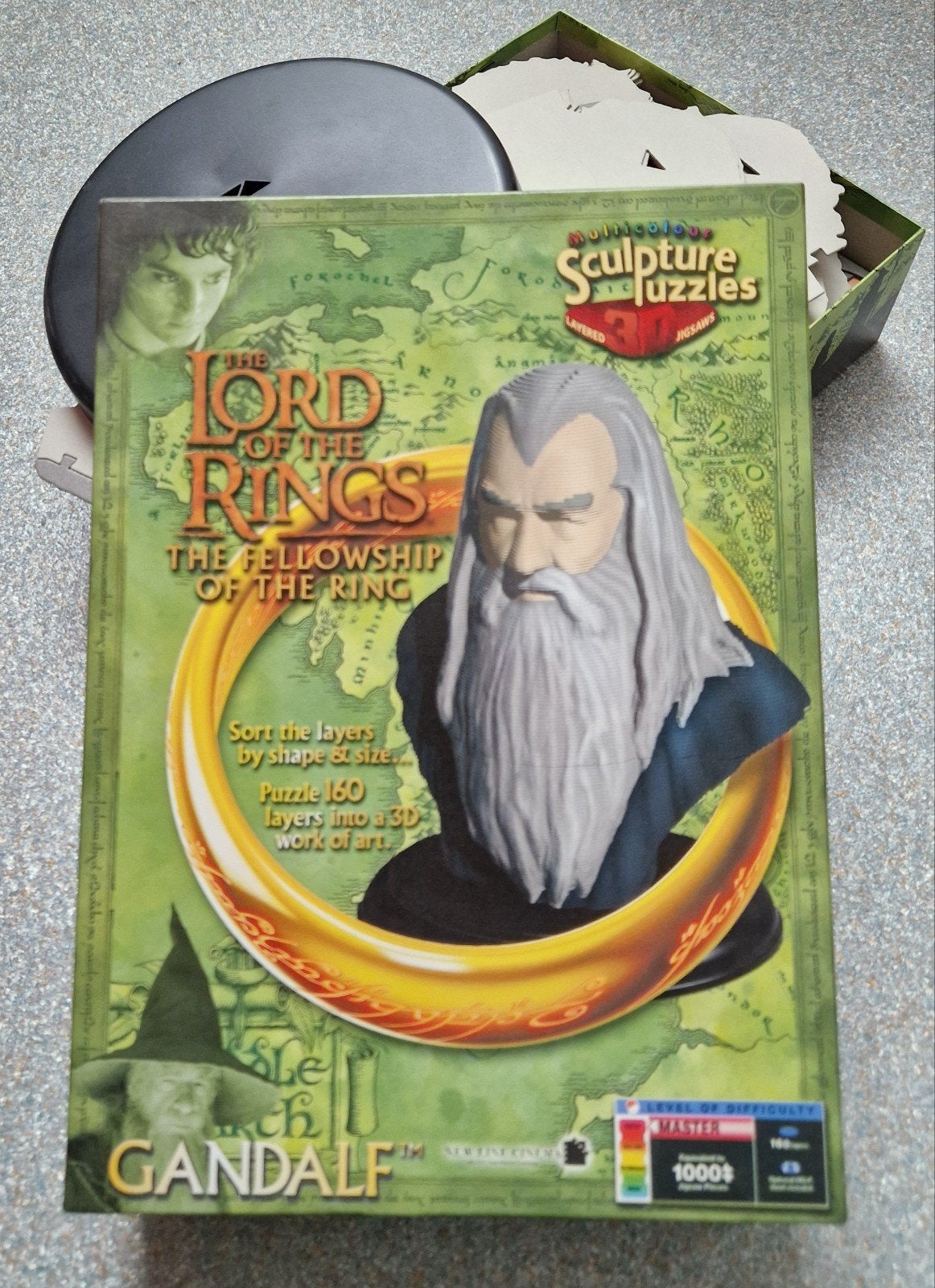 Lord of the Rings Gandalf 3D Sculpture Puzzel, Ophalen of Verzenden