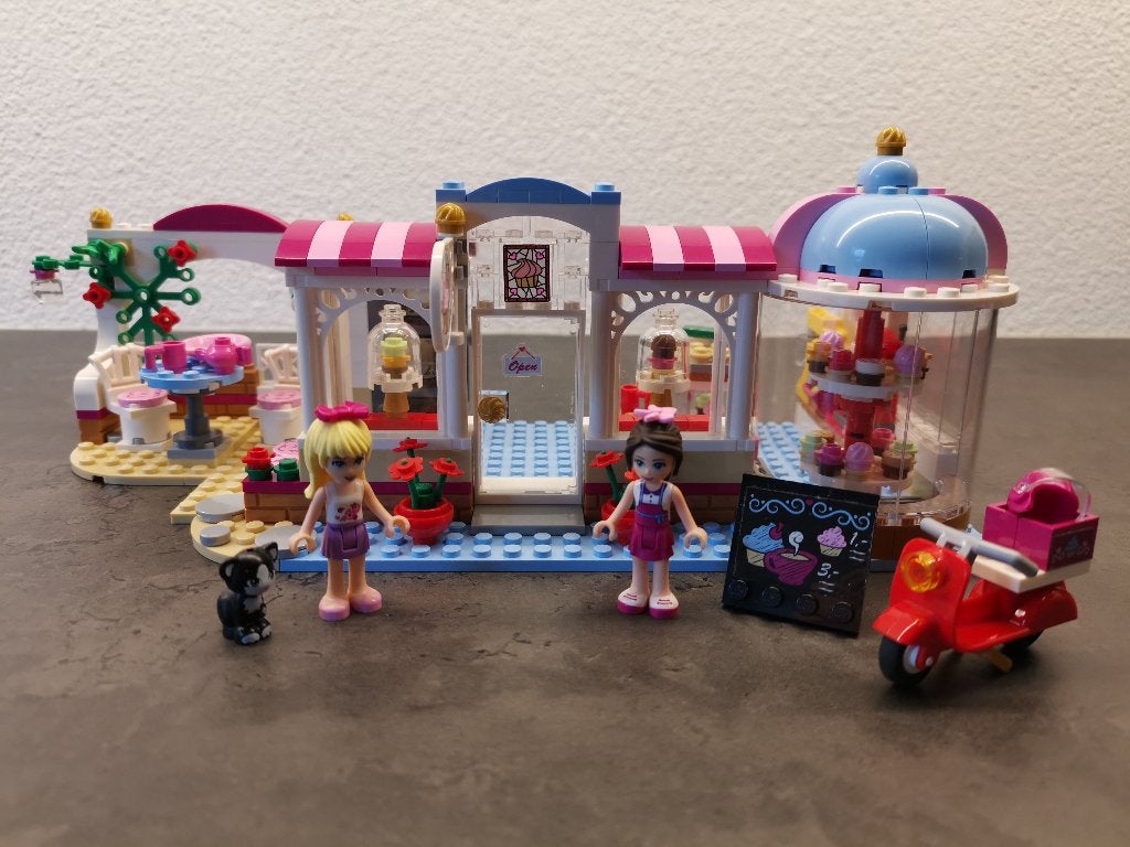 Lego Friends 41119 - Heartlake Cupcake Cafe (611), Kinderen en Baby's, Lego, Friends, Ophalen of Verzenden, Zo goed als nieuw