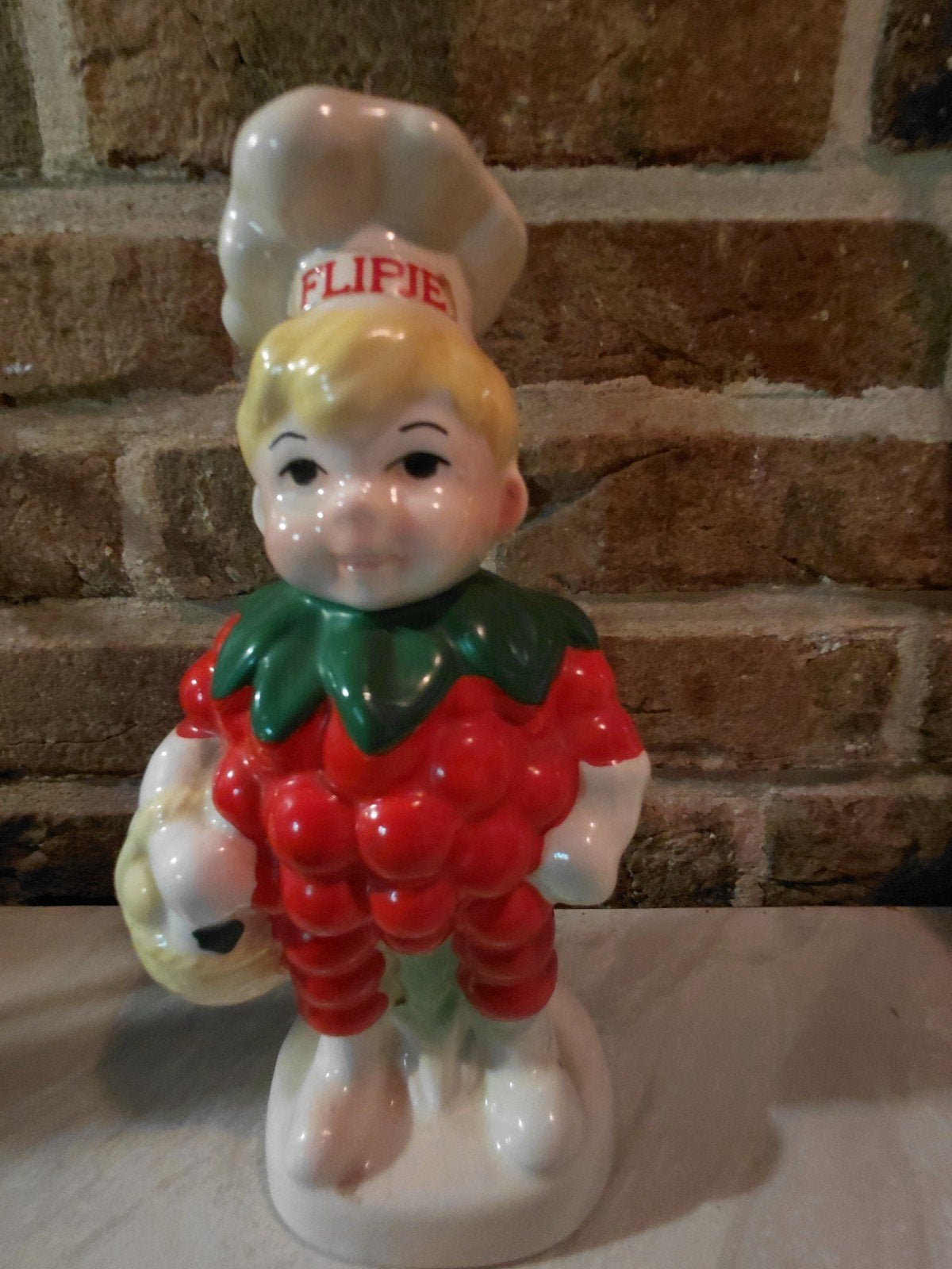 vintage spaarpot Flipje Uniek Verzamelobject, Ophalen of Verzenden, Gebruikt, Overige typen