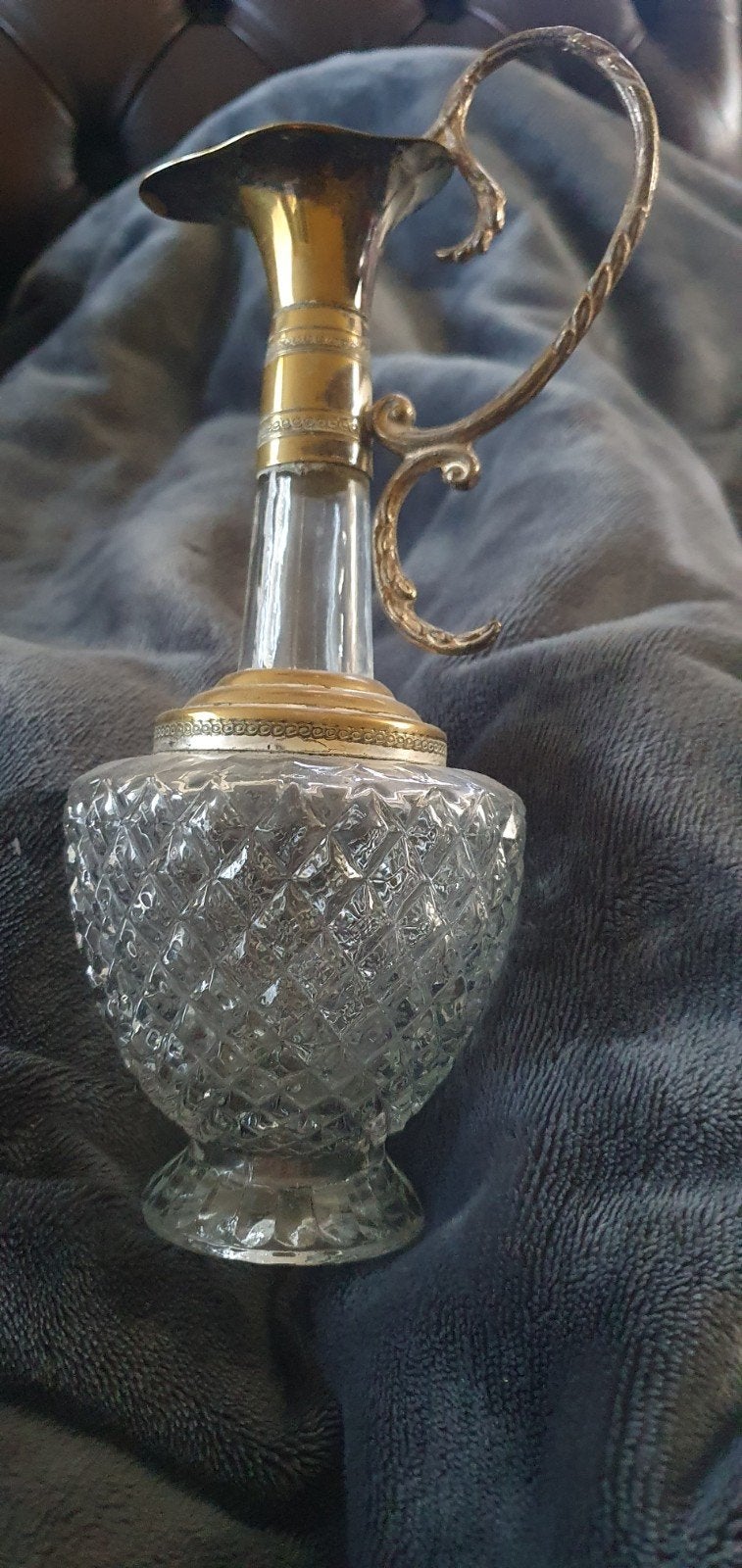 Oude kristallen karaf, Antiek en Kunst, Antiek | Glas en Kristal, Ophalen of Verzenden