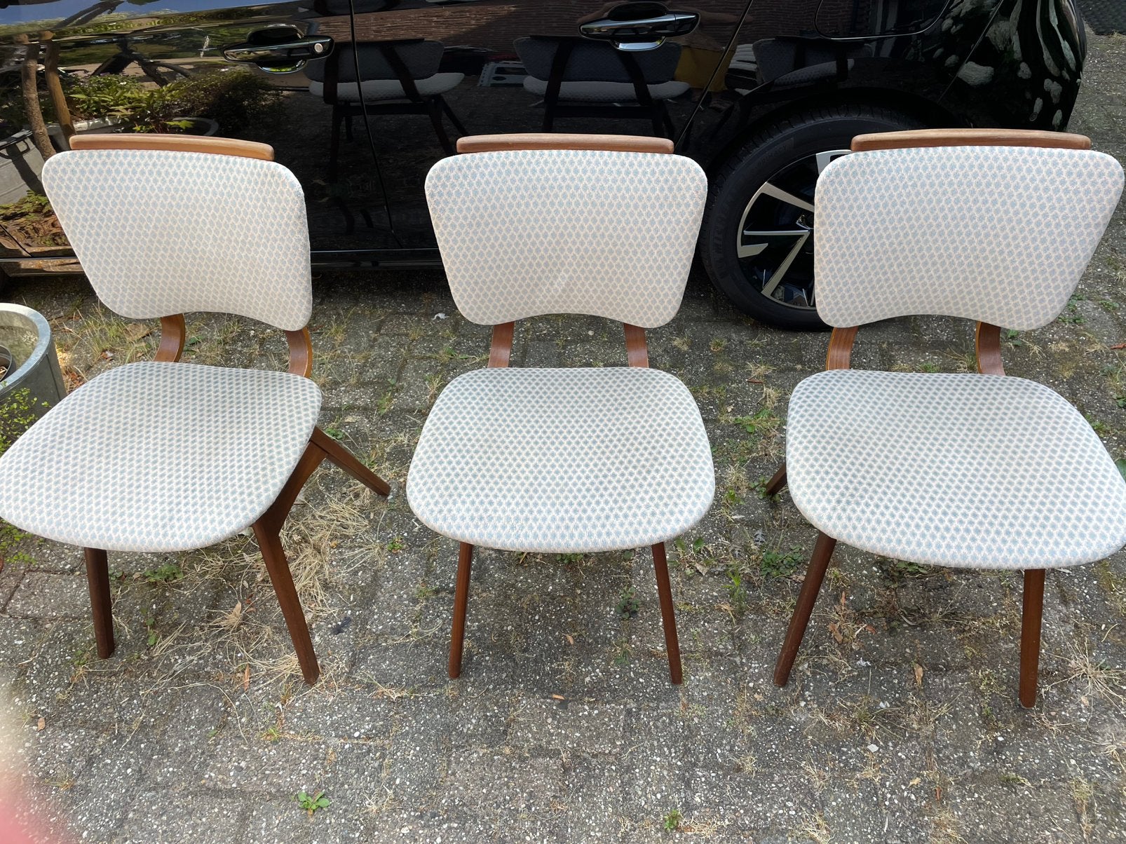 Vintage stoeltjes jaren 60, Verzamelen, Retro, Huis en Inrichting, Ophalen