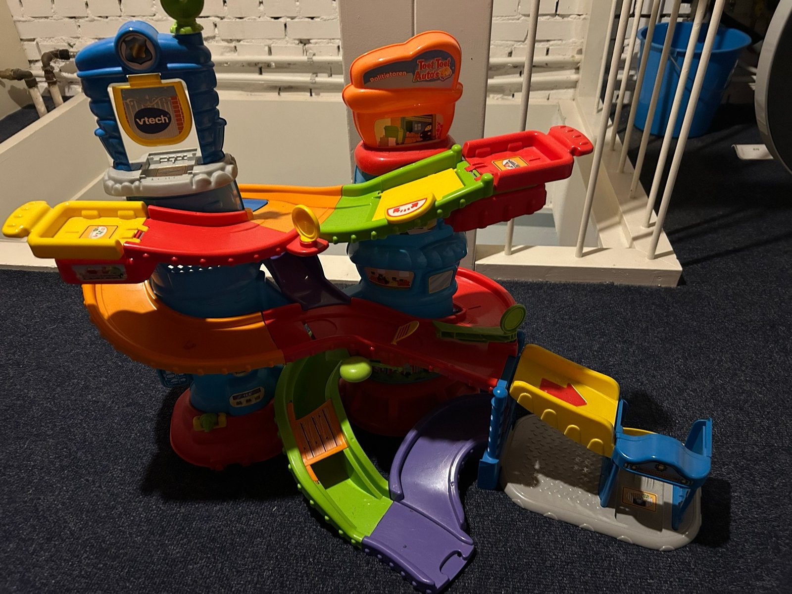 VTech Toet Toet Auto's Politietoren Speelset, Kinderen en Baby's, Ophalen of Verzenden, Zo goed als nieuw, 2 tot 4 jaar