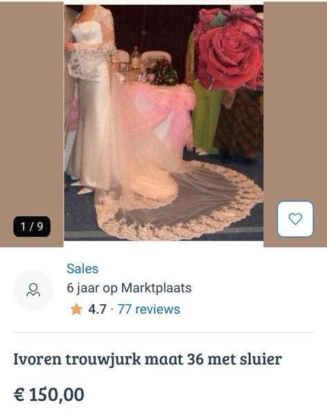 Mon Cheri Bruidsjurk Verlovingsjurk Maat S (36), Ophalen of Verzenden, Zo goed als nieuw, Wit, Trouwjurk
