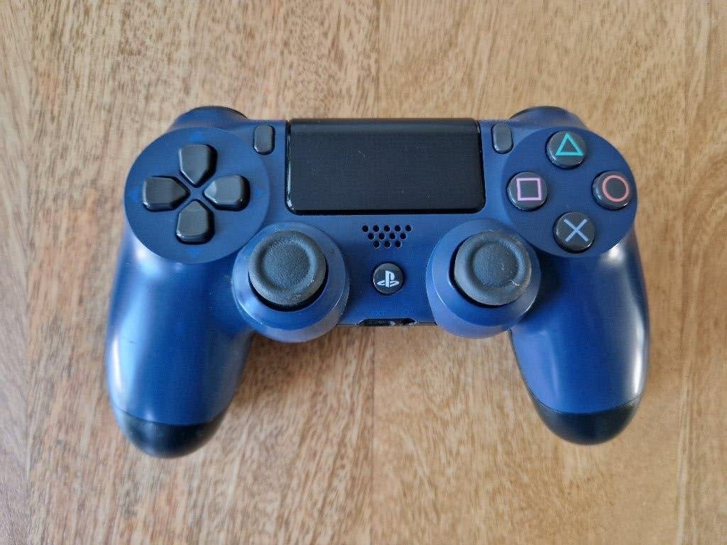 Sony DualShock 4 PS4 Controller – Blauw – Defecte speaker, Spelcomputers en Games, Ophalen of Verzenden, Gebruikt, Controller