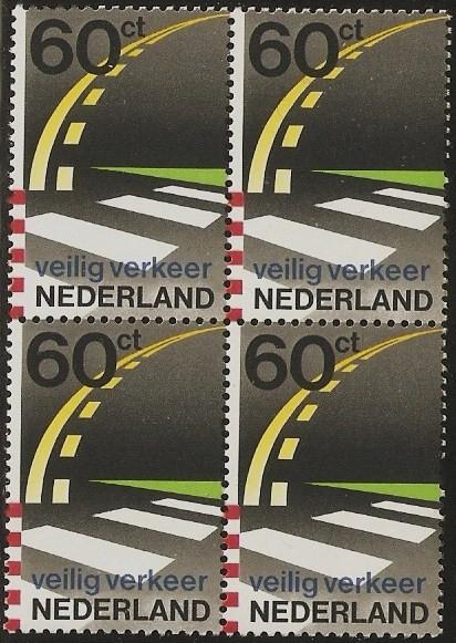 Nederland 1270 blokje veilig verkeer., Postzegels en Munten, Verzenden, Postfris