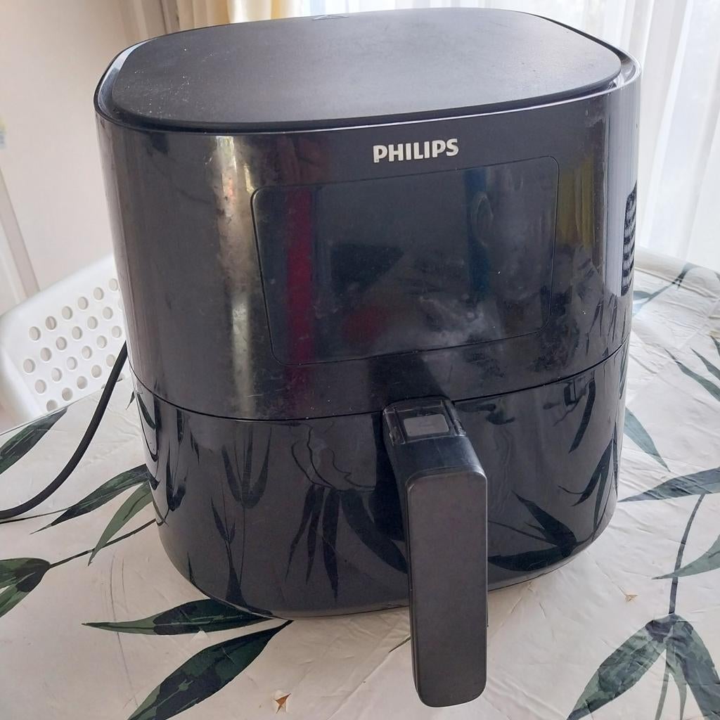 Philips Airfryer - Zwart XL, Witgoed en Apparatuur, Airfryers, Gebruikt, Airfryer, 1000 t/m 1499 gram, Ophalen of Verzenden