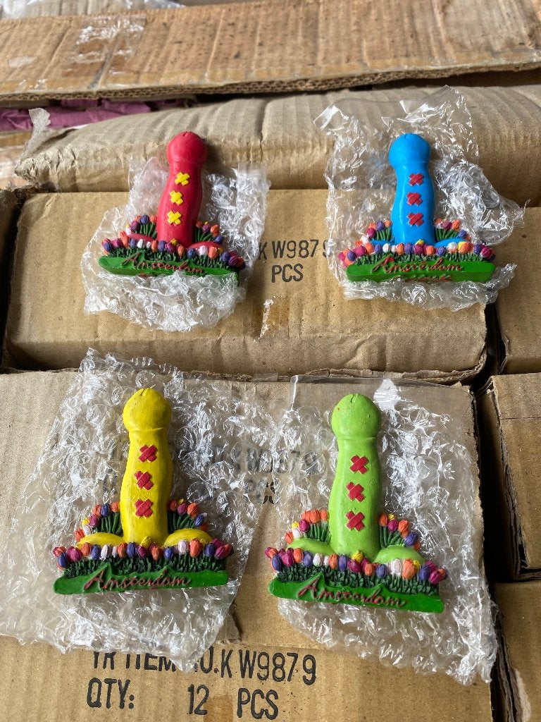 koelkast magneet amsterdam per doos, Ophalen of Verzenden, Nieuw
