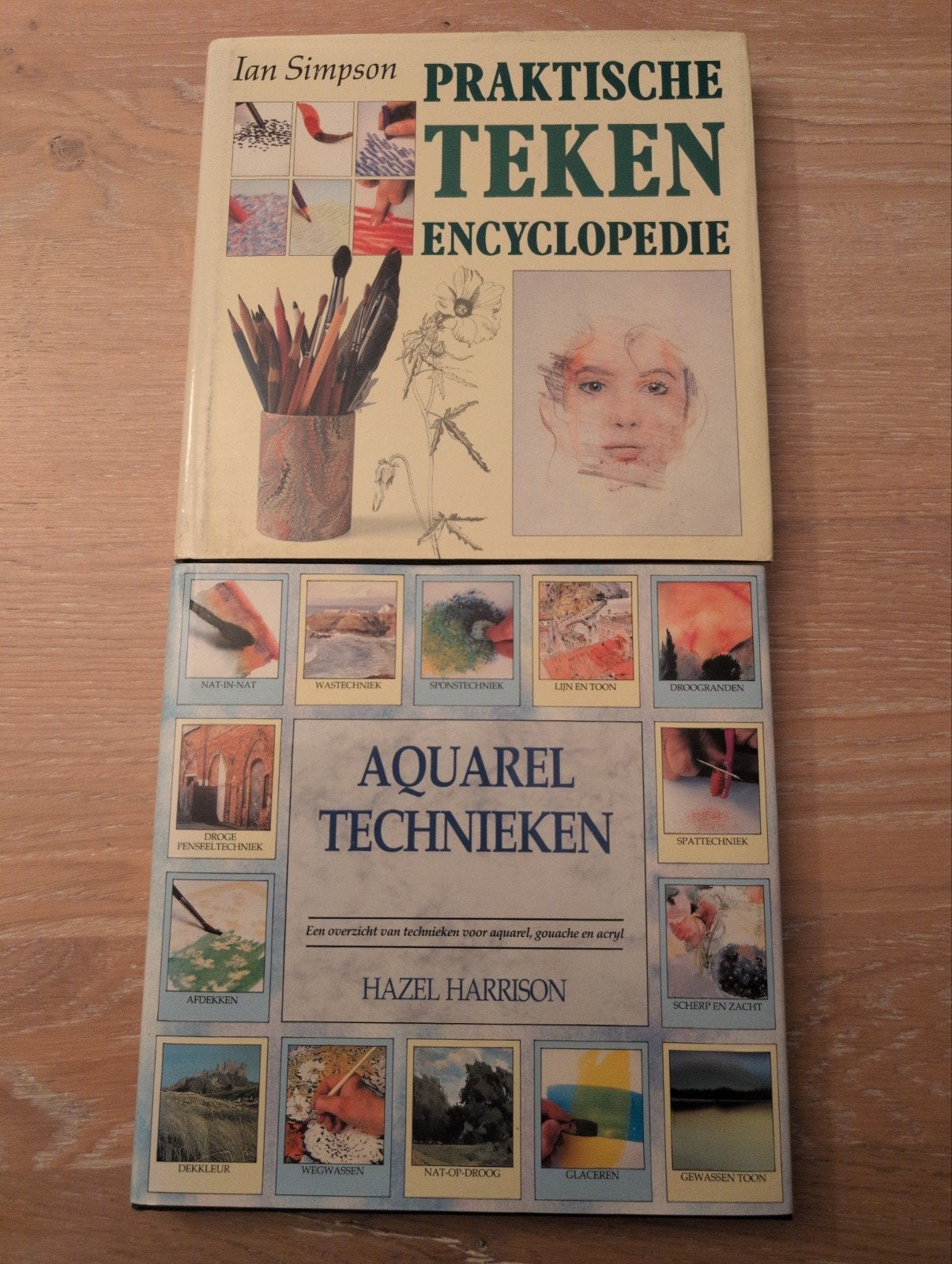 Aquarel Technieken & Praktische Teken Encyclopedie, Hobby en Vrije tijd, Ophalen of Verzenden, Zo goed als nieuw