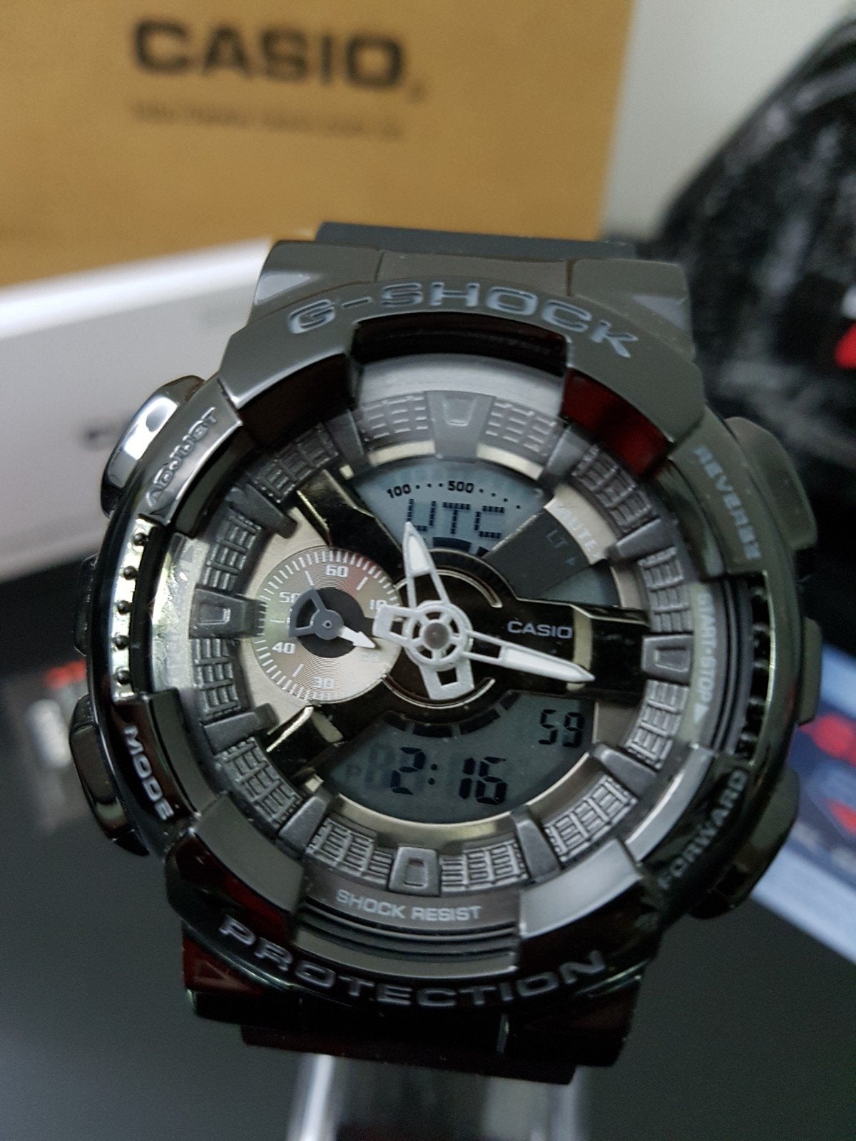 G-Shock GM-110MF-1ADR, Ophalen of Verzenden, Nieuw, Zwart, Casio G-Shock