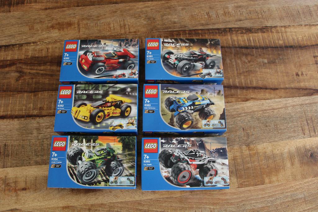 LEGO Racers, 8380 – 8381 – 8382 – 8383 – 8384 - 8385. Nieuw, Ongeopend/sealed, Lego, Nieuw, Ophalen of Verzenden
