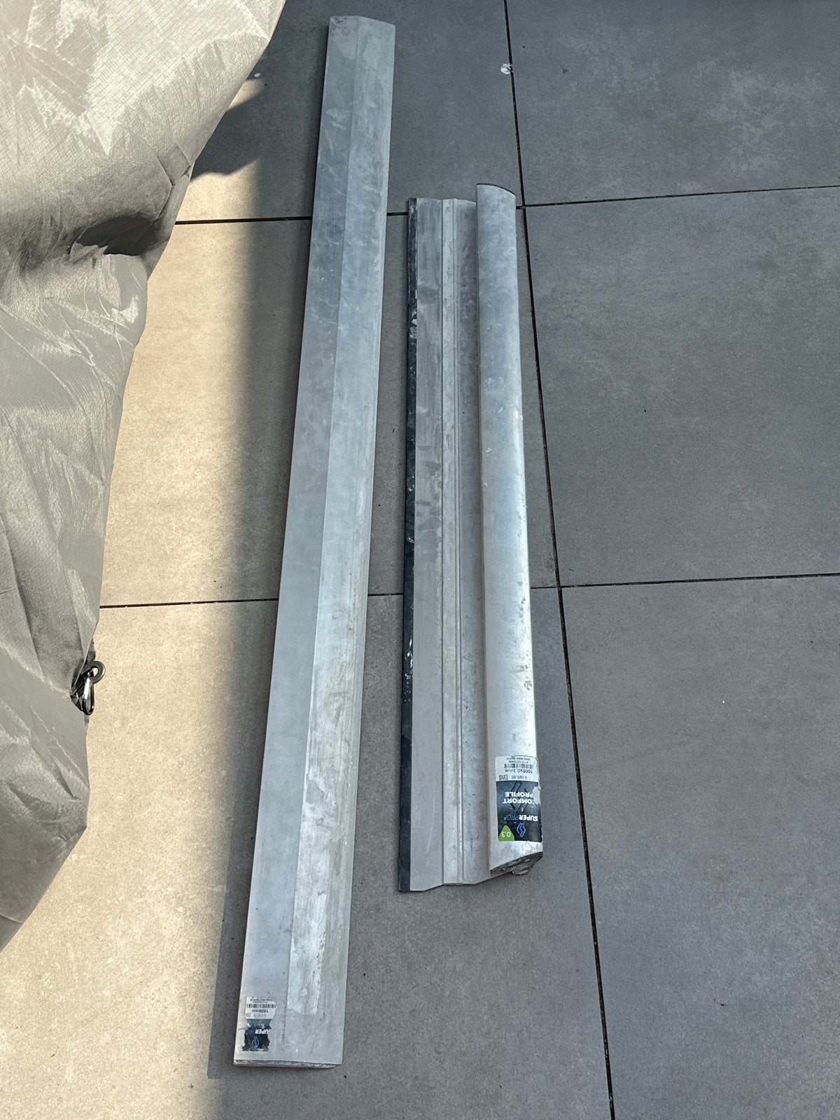 Superprof Comfort Profiel Aluminium 1500mm & 1000mm, Ophalen, Gebruikt, Aluminium