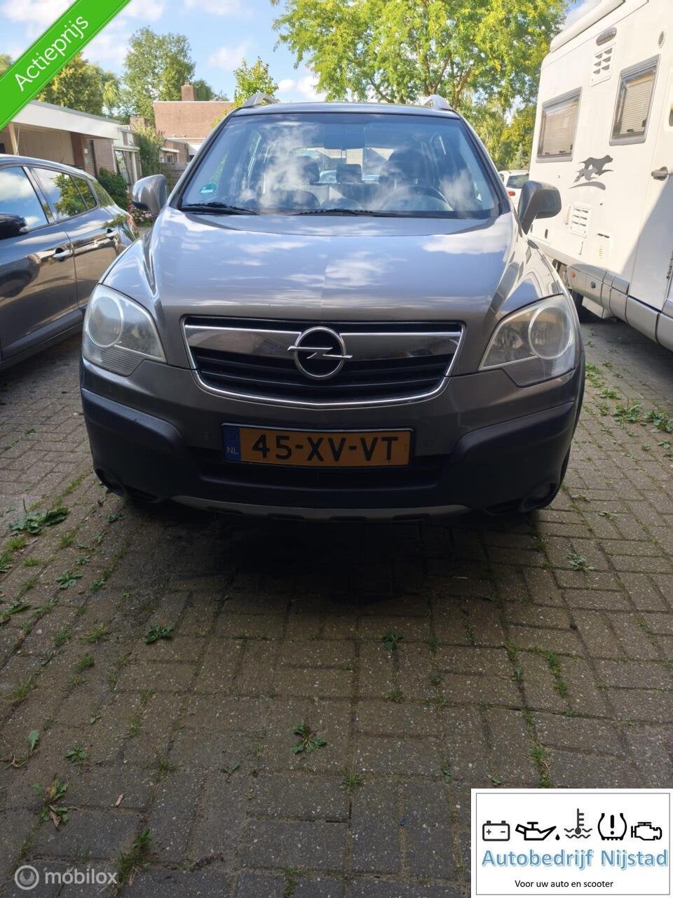 Opel Antara 2.4-16V Enjoy, Auto's, Gebruikt, 4 cilinders, Beige, Bedrijf