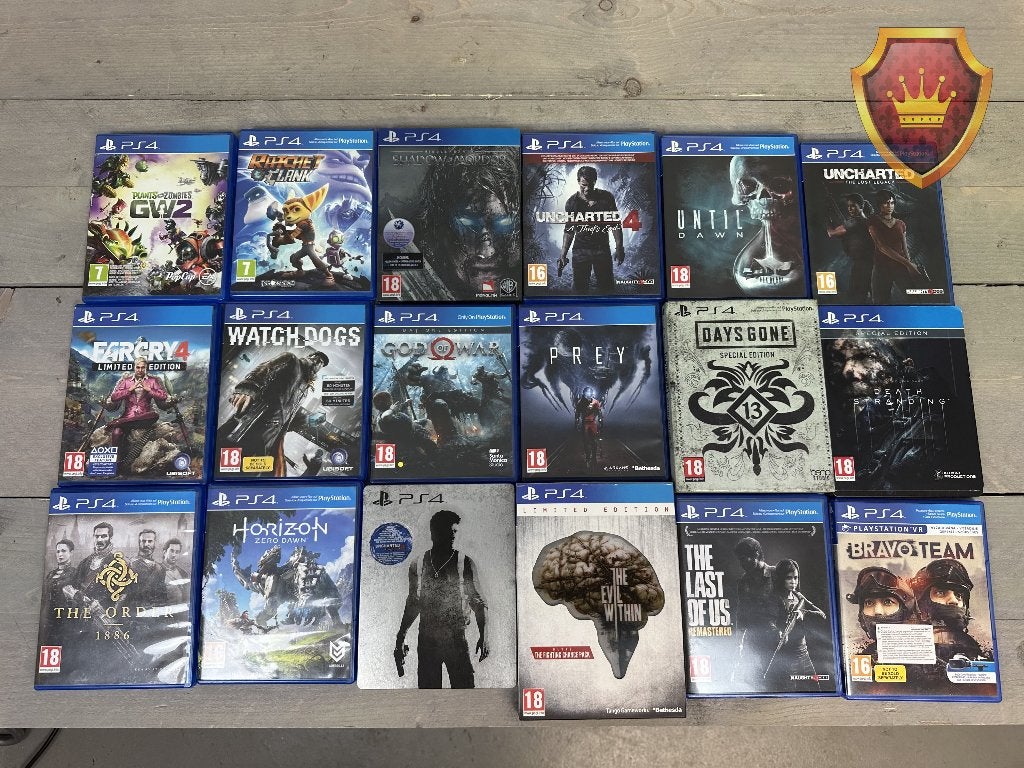 Sony PlayStation 4 Games 18-delige Set, Spelcomputers en Games, Avontuur en Actie, 1 speler, Ophalen of Verzenden, Zo goed als nieuw