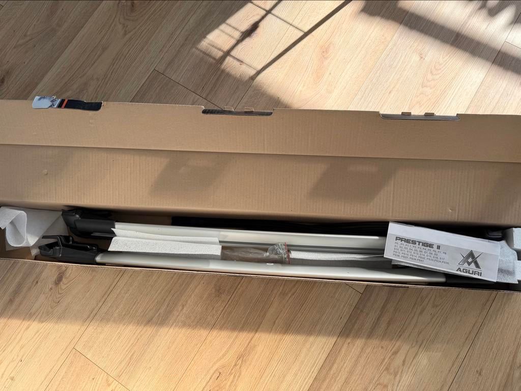 Aguri Prestige II Aluminium Dakkofferdragers, Ophalen, Zo goed als nieuw