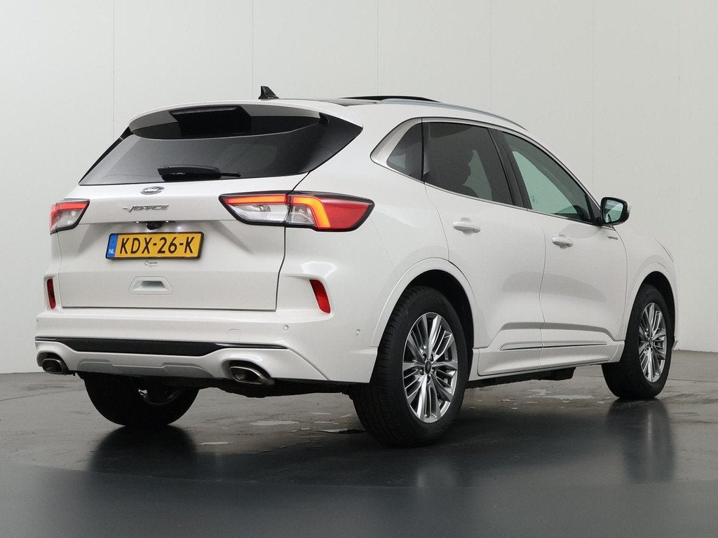 Ford Kuga 2.5 PHEV Vignale | Trekhaak | Panoramadak | Head-U, Auto's, Ford, 14 kWh, Gebruikt, 4 cilinders, Wit