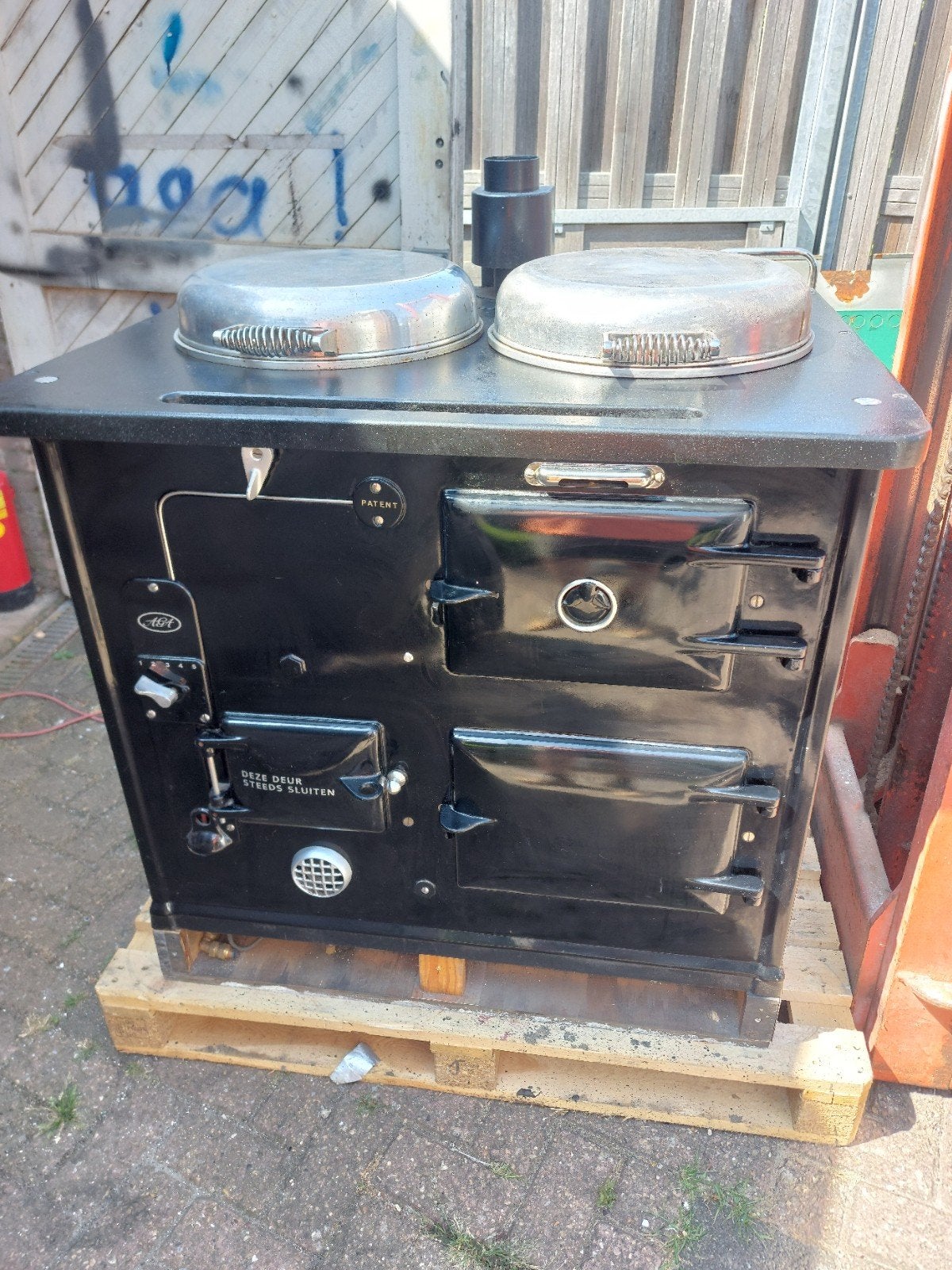 nostalgische aga, 60 cm of meer, Ophalen of Verzenden, Gas, Vrijstaand