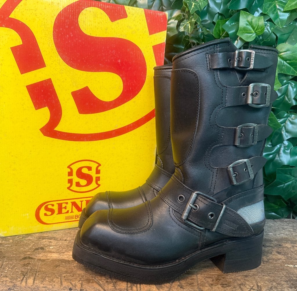 stoere vintage biker boots van Sendra maat 43, Sendra, Zwart, Boots, Nieuw