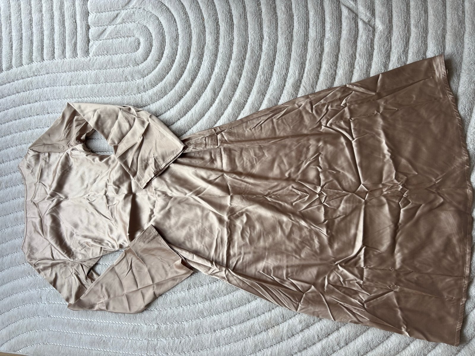 Bronze abaya, Kleding | Dames, Ophalen of Verzenden, Zo goed als nieuw, Maat 36 (S), Goud