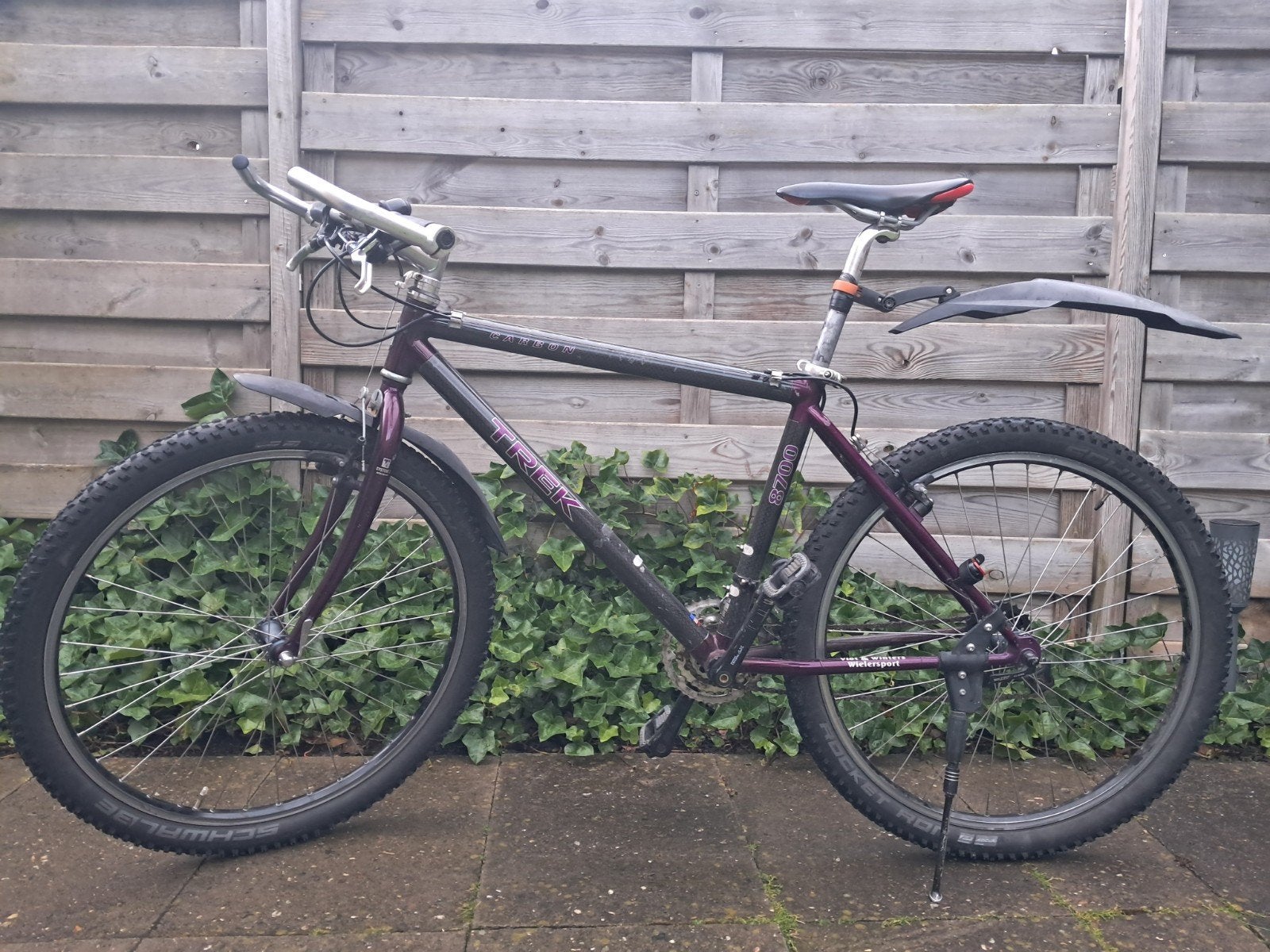 Trek Carbon Mountainbike, Ophalen