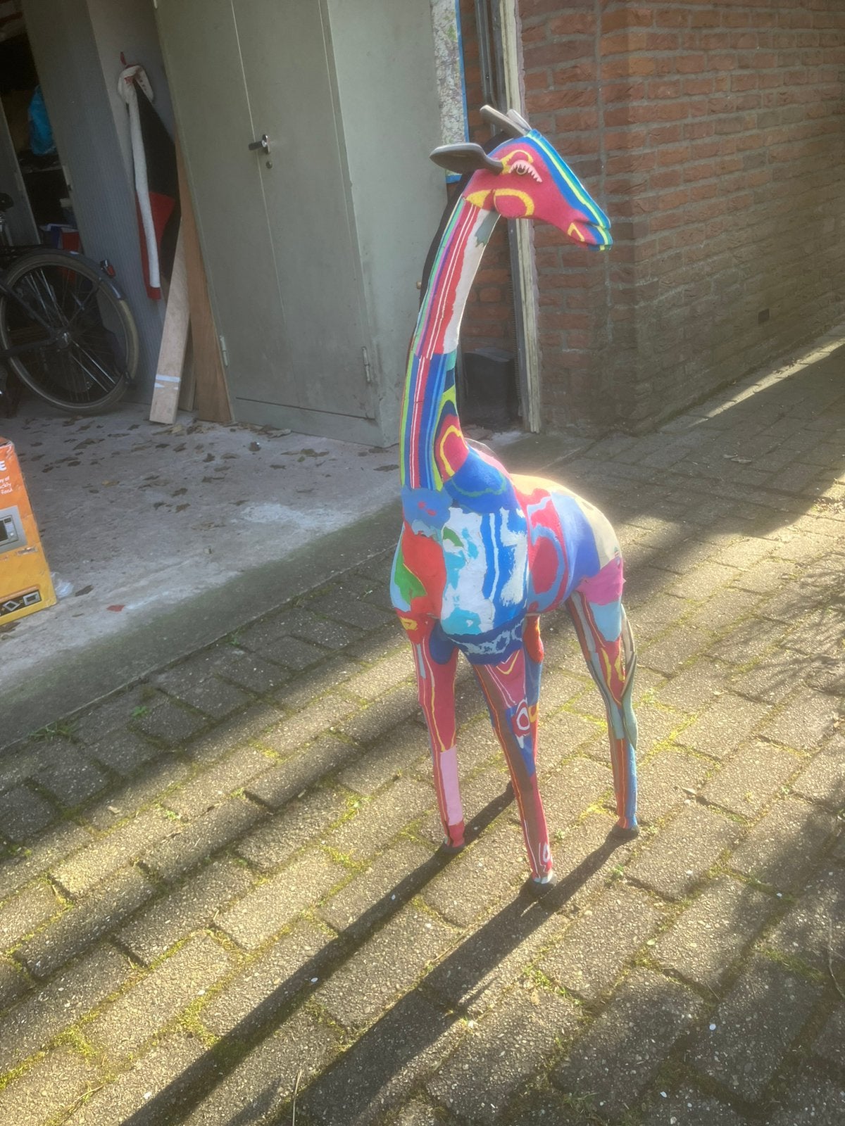 Ocean sole giraffe 120cm, Ophalen, Zo goed als nieuw