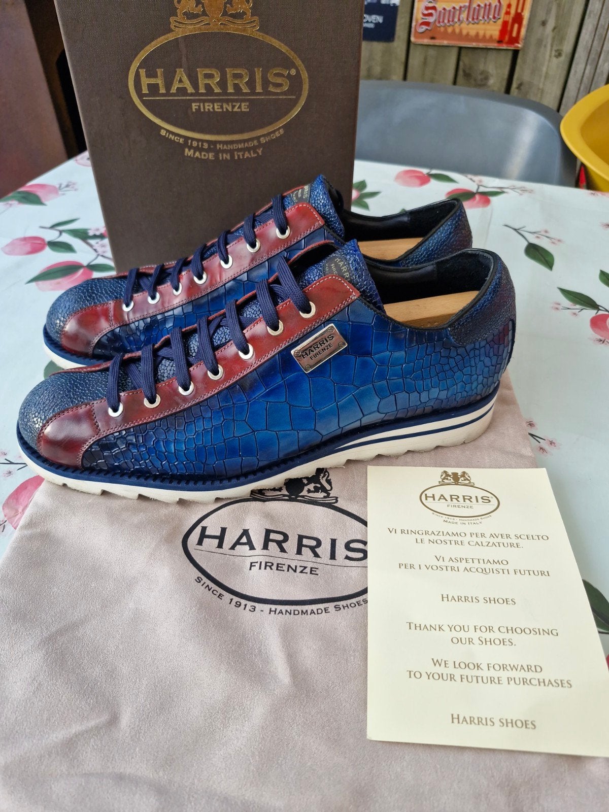 Harris Firenze Herenschoenen Sneakers maat 44, Harris, Overige kleuren, Ophalen of Verzenden, Sneakers of Gympen