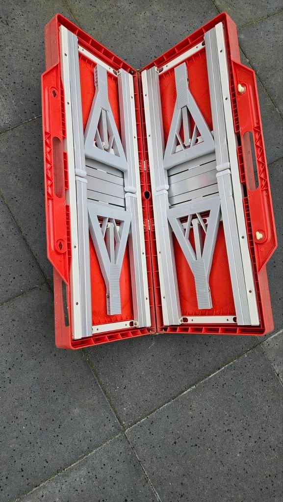 Picknicktafel voor kinderen, Tuin en Terras, Picknicktafels, Gebruikt, Vierkant, Aluminium, Inklapbaar, Ophalen