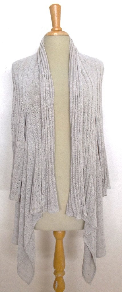 Leuk model soepel vallend grijs vest/top! L, Verzenden, Zo goed als nieuw, Maat 42/44 (L), Grijs