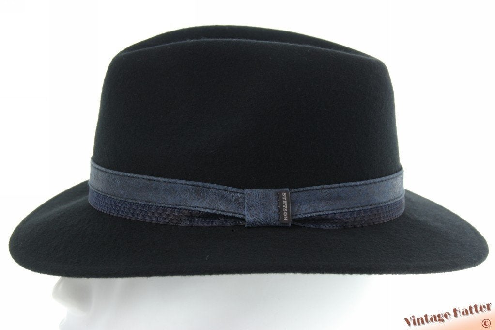 Outdoor gleufhoed Stetson Traveller zwart wol M, L, XL nieuw, 60 cm (XL, 7½ inch) of meer, Stetson, Hoed, Nieuw