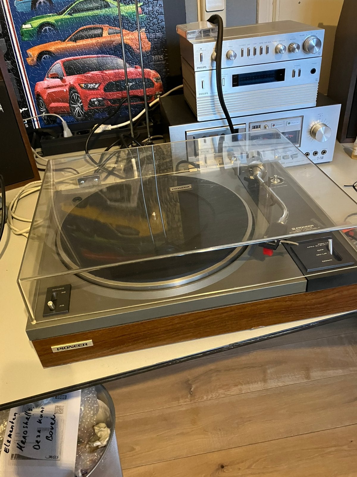 PIONEER PL 112D platenspeler izgs, Ophalen, Zo goed als nieuw, Pioneer