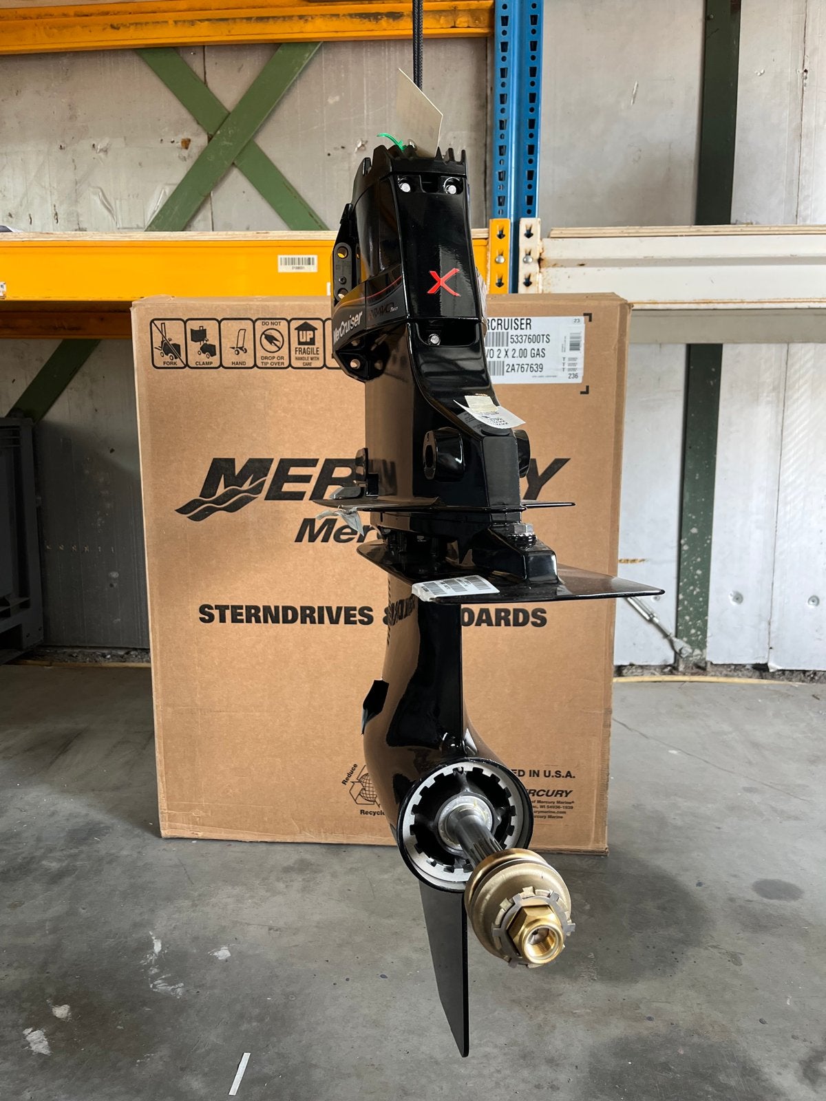 Mercruiser Bravo II X 2.00 Gas Staartstuk - Nieuw, Ophalen, Nieuw, Motor en Techniek, Motorboot