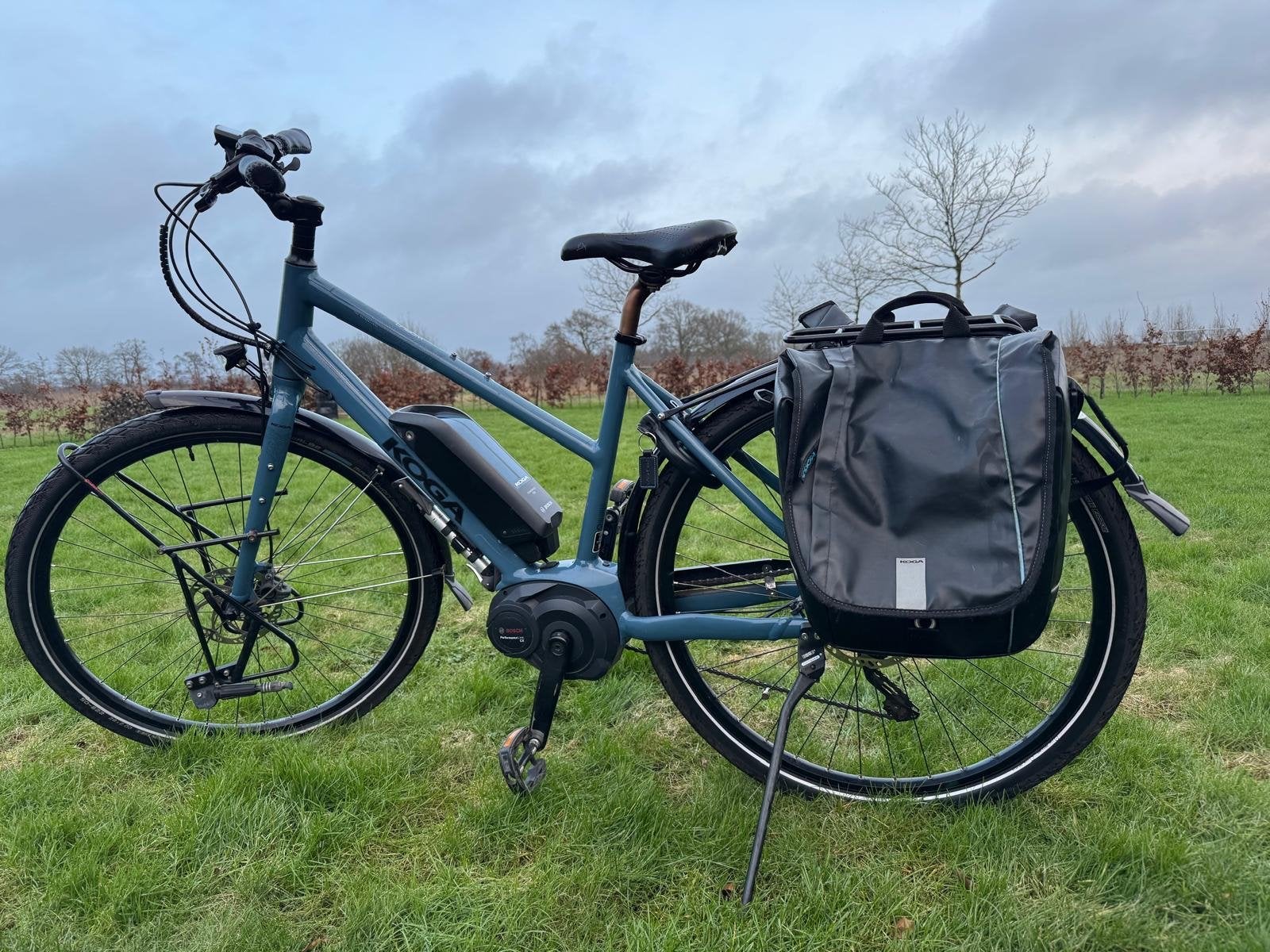 Nette Koga Worldtraveller E-bike, goed onderhouden, Fietsen en Brommers, Elektrische fietsen, Gebruikt, 47 tot 51 cm, 50 km per accu of meer