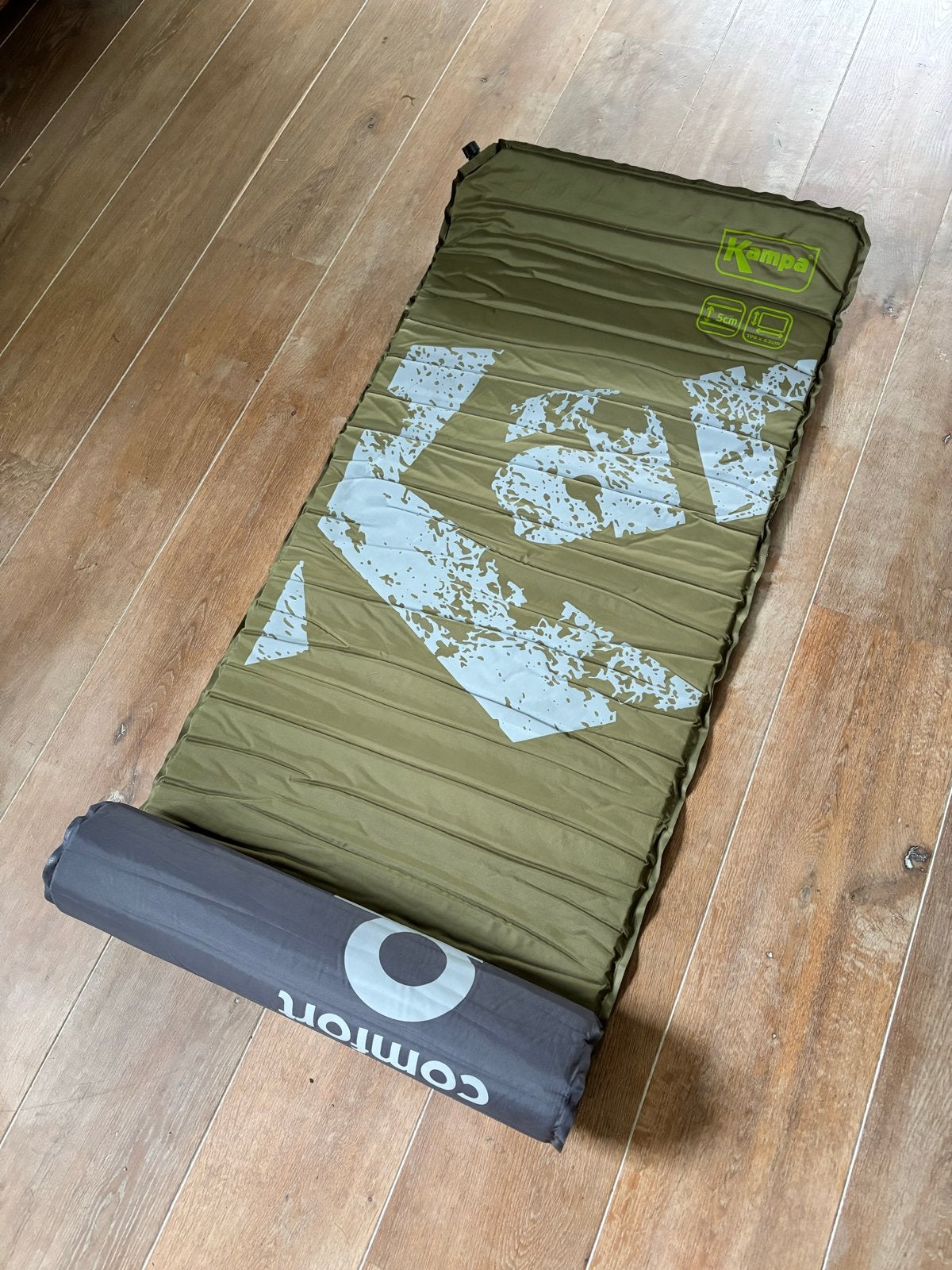 Kampa Kip Comfort zelfopblaasbaar slaapmatje, Caravans en Kamperen, Ophalen of Verzenden, Zo goed als nieuw, 1-persoons