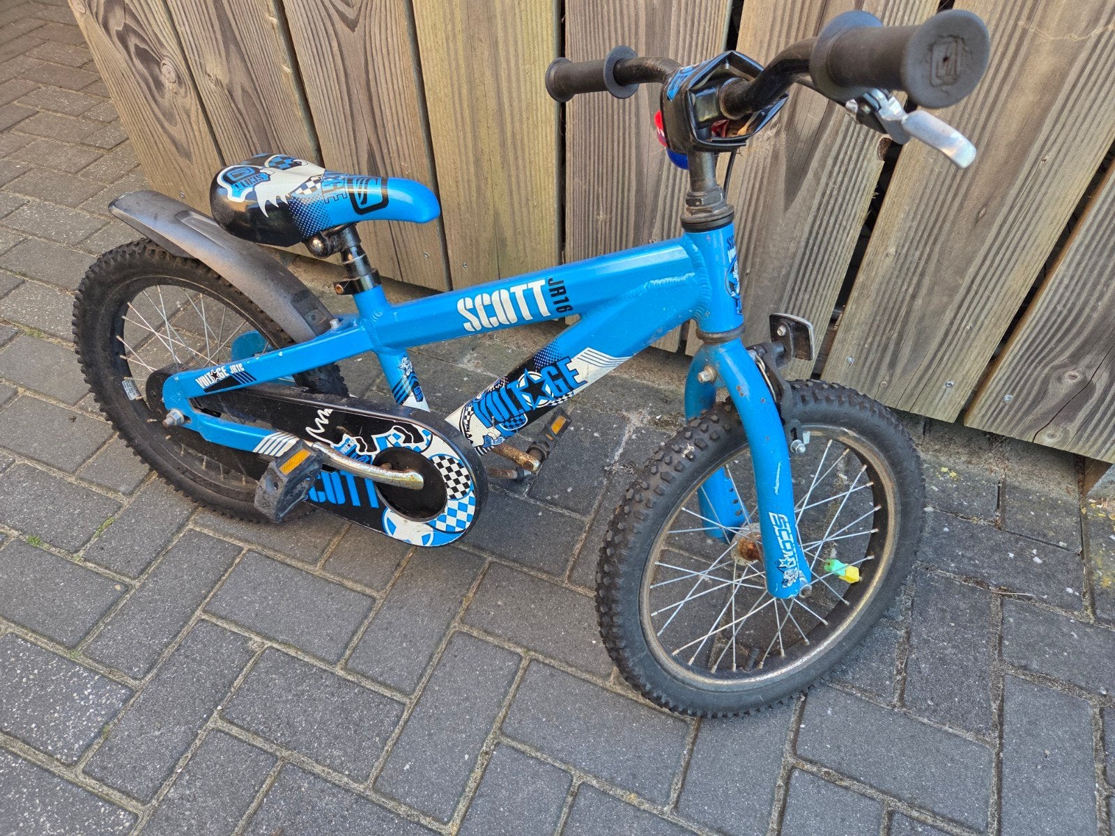 Scott JR16 superstoere kinderfiets bmx 16 inch, Ophalen, Terugtraprem, Zijwieltjes, Scott