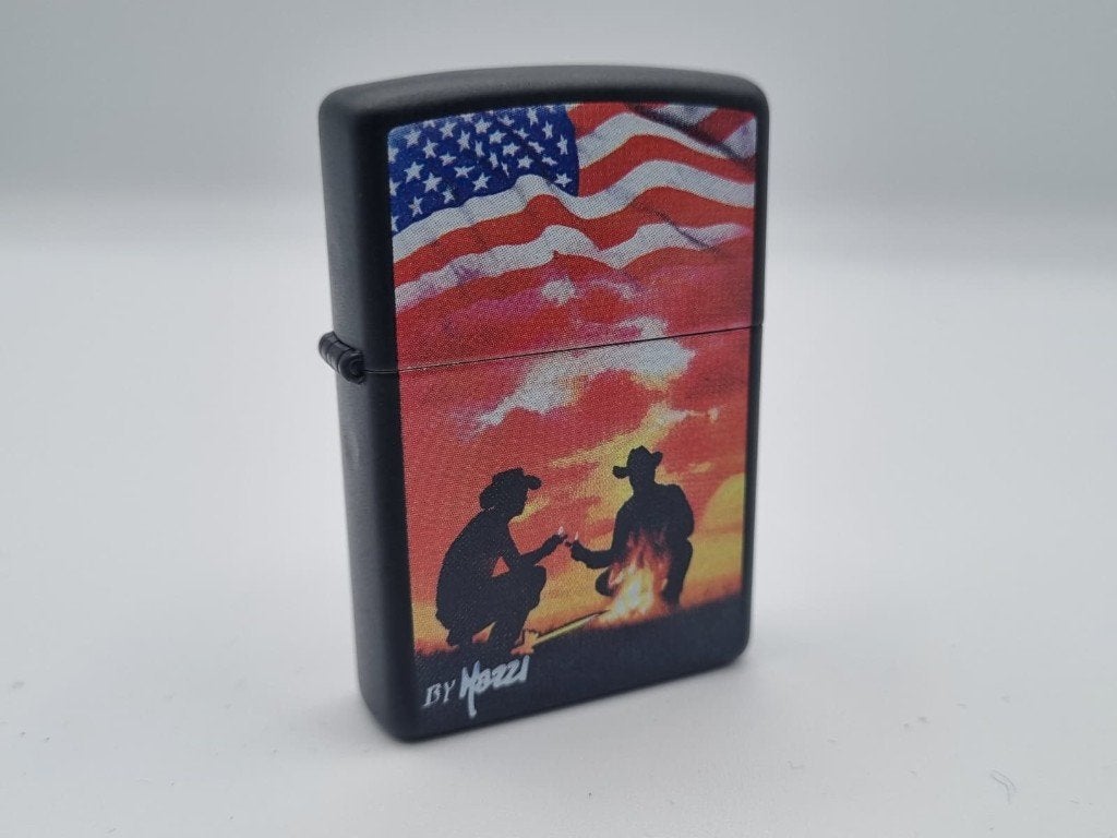 Zippo Claudio Mazzi Limited Edition Cowboy 0009/1000, Verzenden, Nieuw, Aansteker