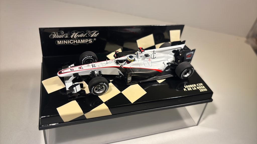 F1 sauber c29 p.de la rosa 2010 minichamps 1.43, Auto, Ophalen of Verzenden, MiniChamps, A
