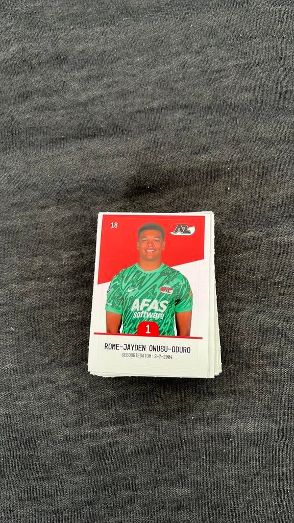 Voetbalplaatjes plus, Verzenden, Zo goed als nieuw, Speelkaart(en)