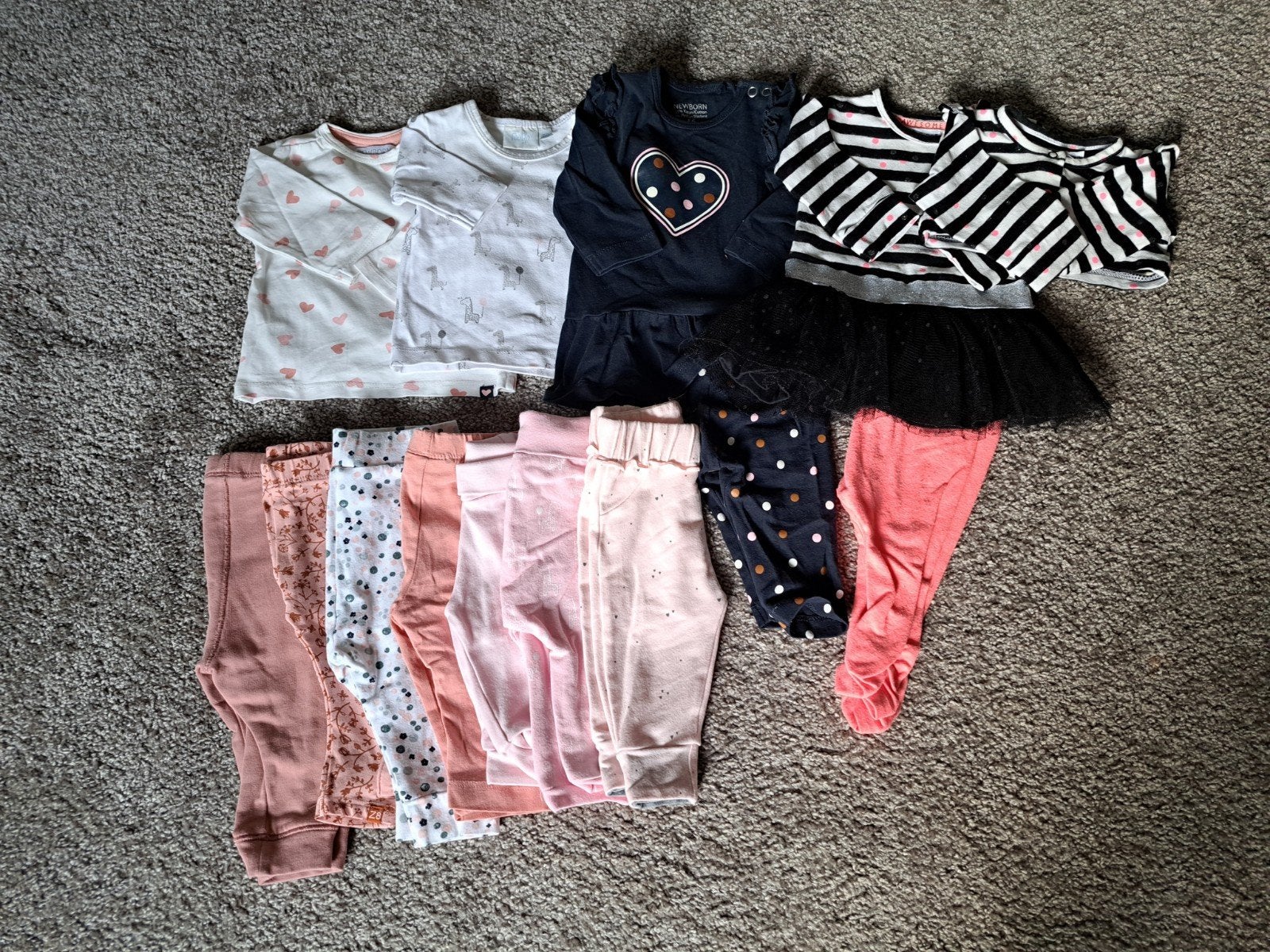 Meisjes kledingpakket maat 50/56 - Feetje, Dirkje, Hema, Z8, Ophalen of Verzenden, Zo goed als nieuw, Maat 56