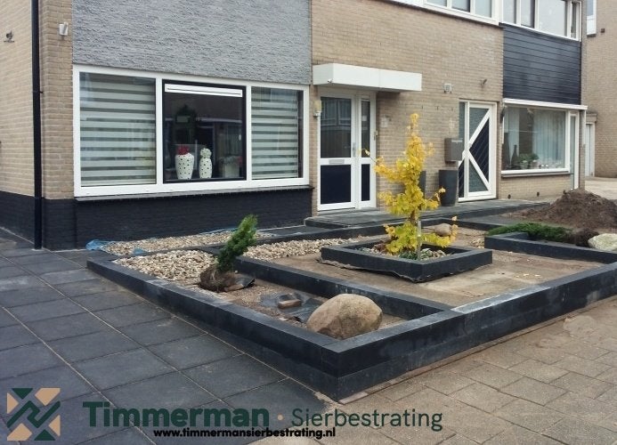 Tegels, Tuintegels, Betontegels, 50x50 Antraciet, Siertegels, Ophalen of Verzenden, Nieuw, Beton, Terrastegels
