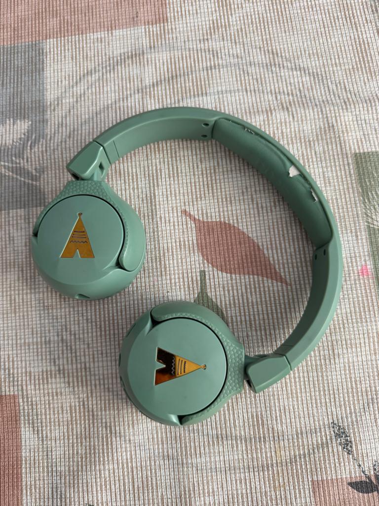 POGS Gecko 2 Draadloze On-Ear Koptelefoon kind - Groen, Audio, Tv en Foto, Koptelefoons, Overige merken, Gebruikt, Verzenden, Op oor (supra aural)