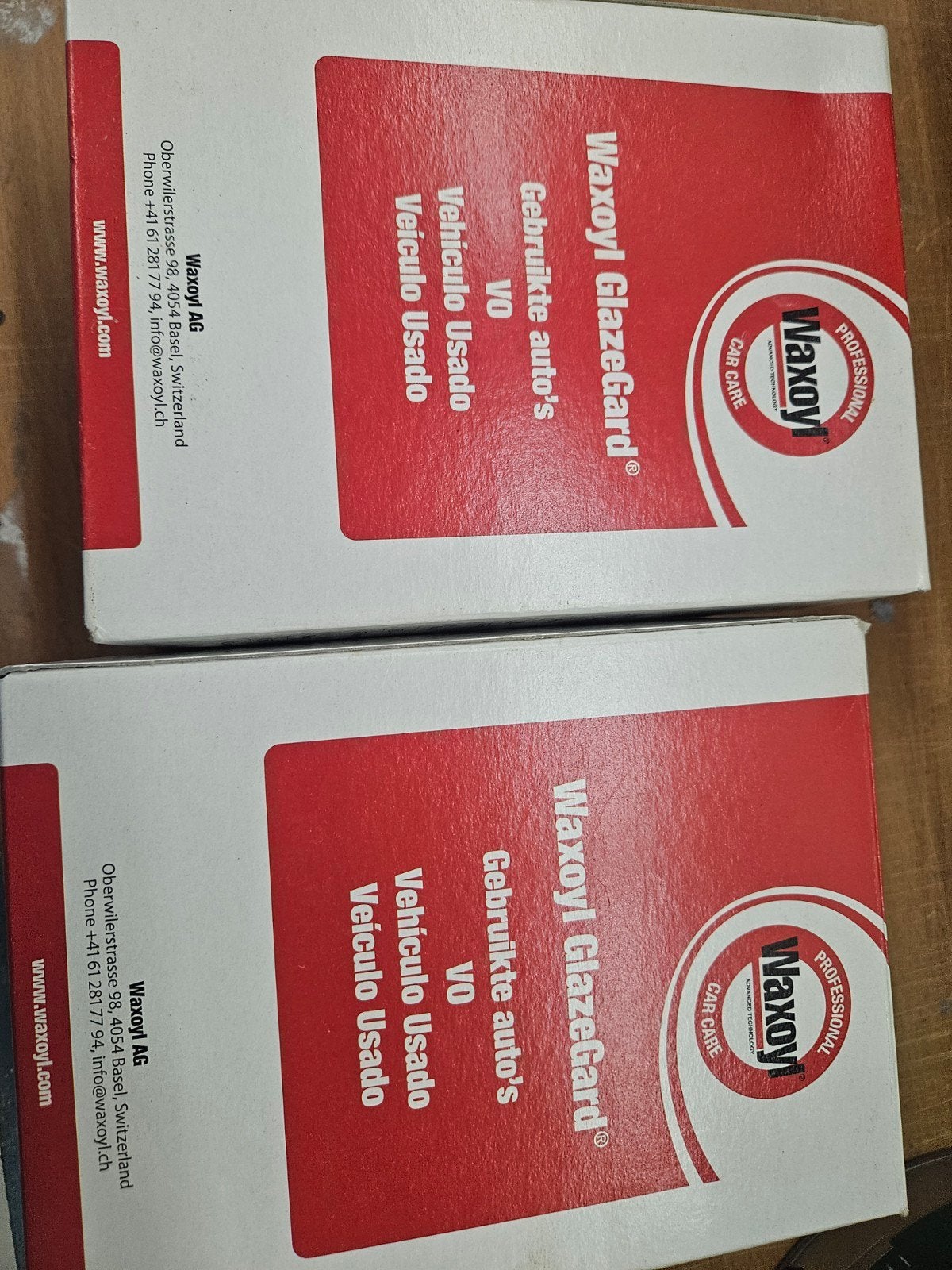 2x Waxoyl GlazeGard Professionele Autoverzorging, Ophalen of Verzenden