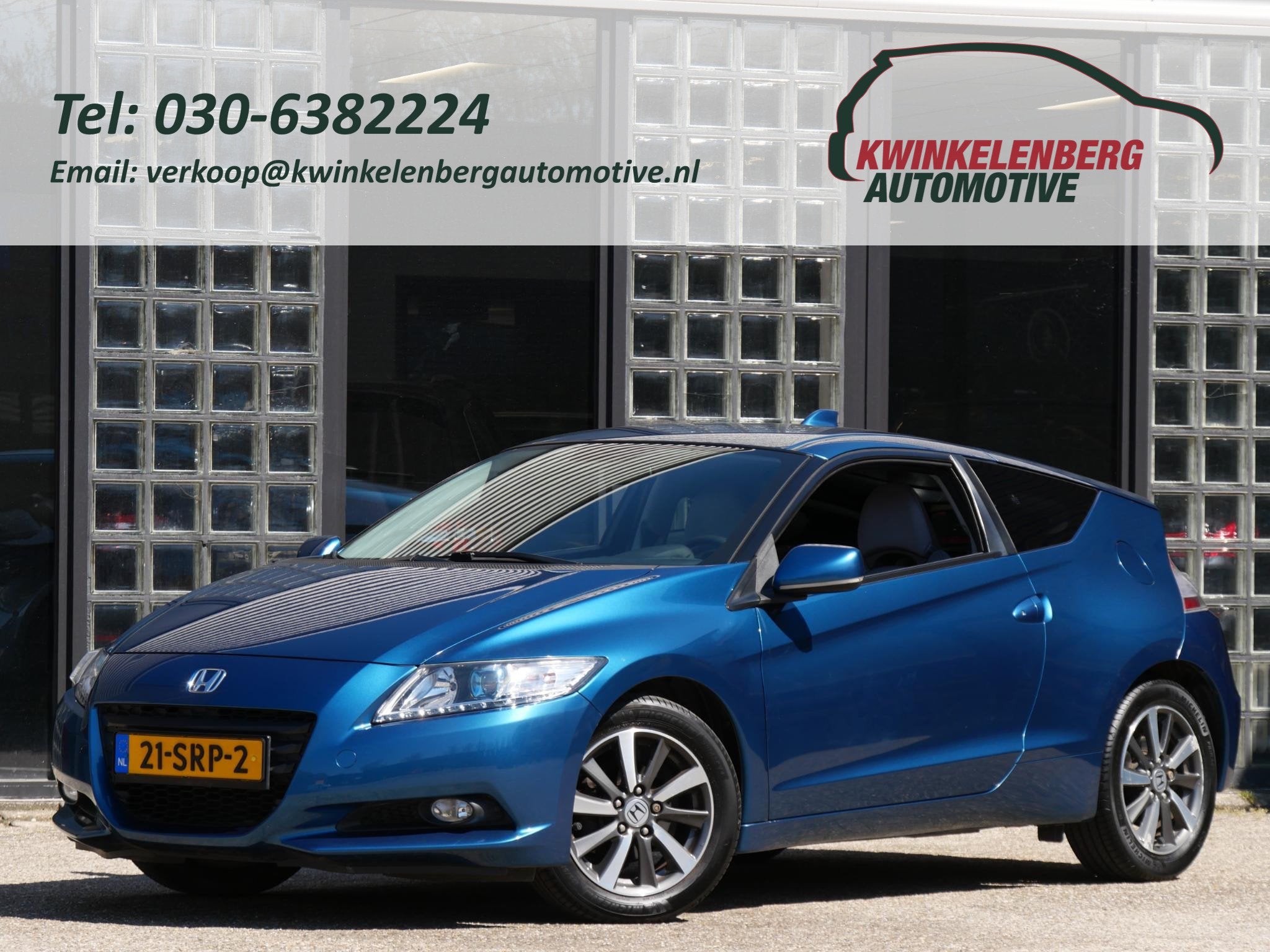 Honda CR-Z 1.5 HYBRID SPORT/ ORIGINEEL NL-AUTO 1STE EIGENAAR, Auto's, Honda, Euro 5, 4 cilinders, 4 stoelen, 49 €/maand