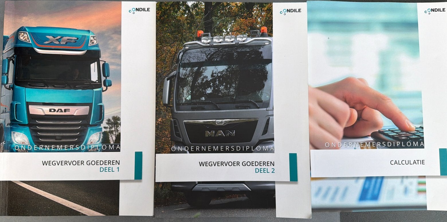 Wegvervoer Goederen Deel 1, 2 & Calculatie, Boeken, Ophalen of Verzenden, Nieuw, Overige niveaus