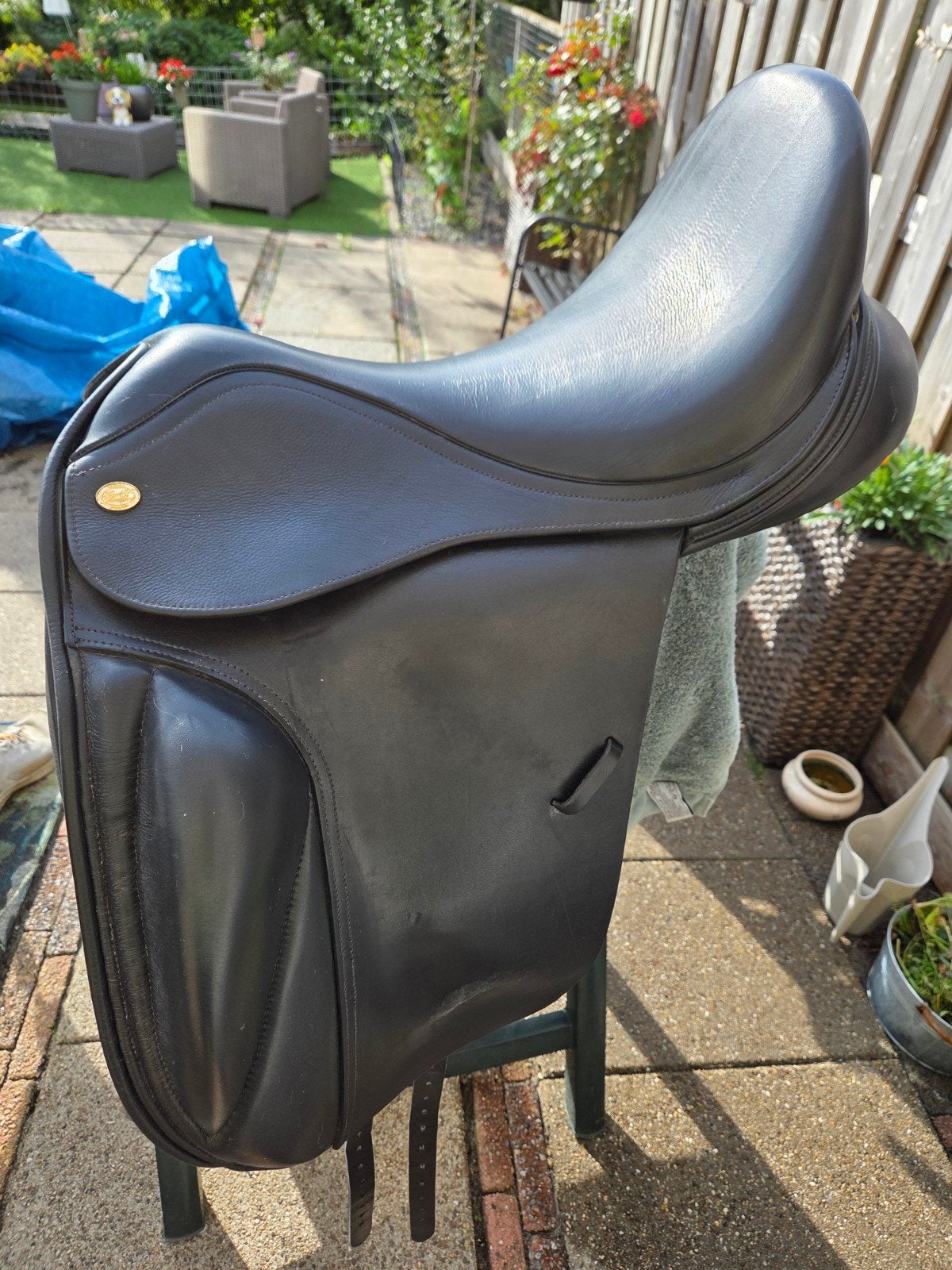 Mooi Kentenmaster zadel 18", Dieren en Toebehoren, Gebruikt, Dressuur, Overige merken, Kniewrongen